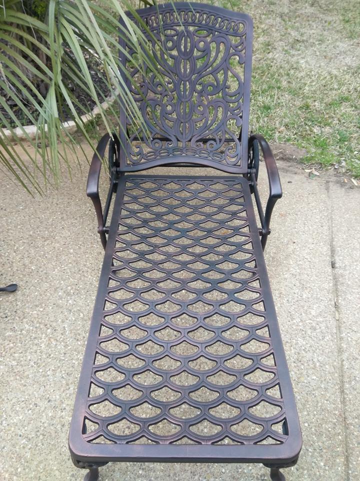 Lounge chair refinished